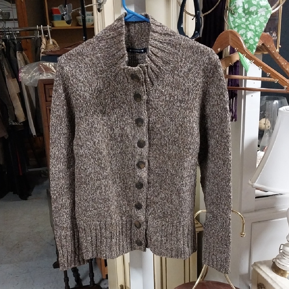 Architect Women's Marled Brown Cardigan
